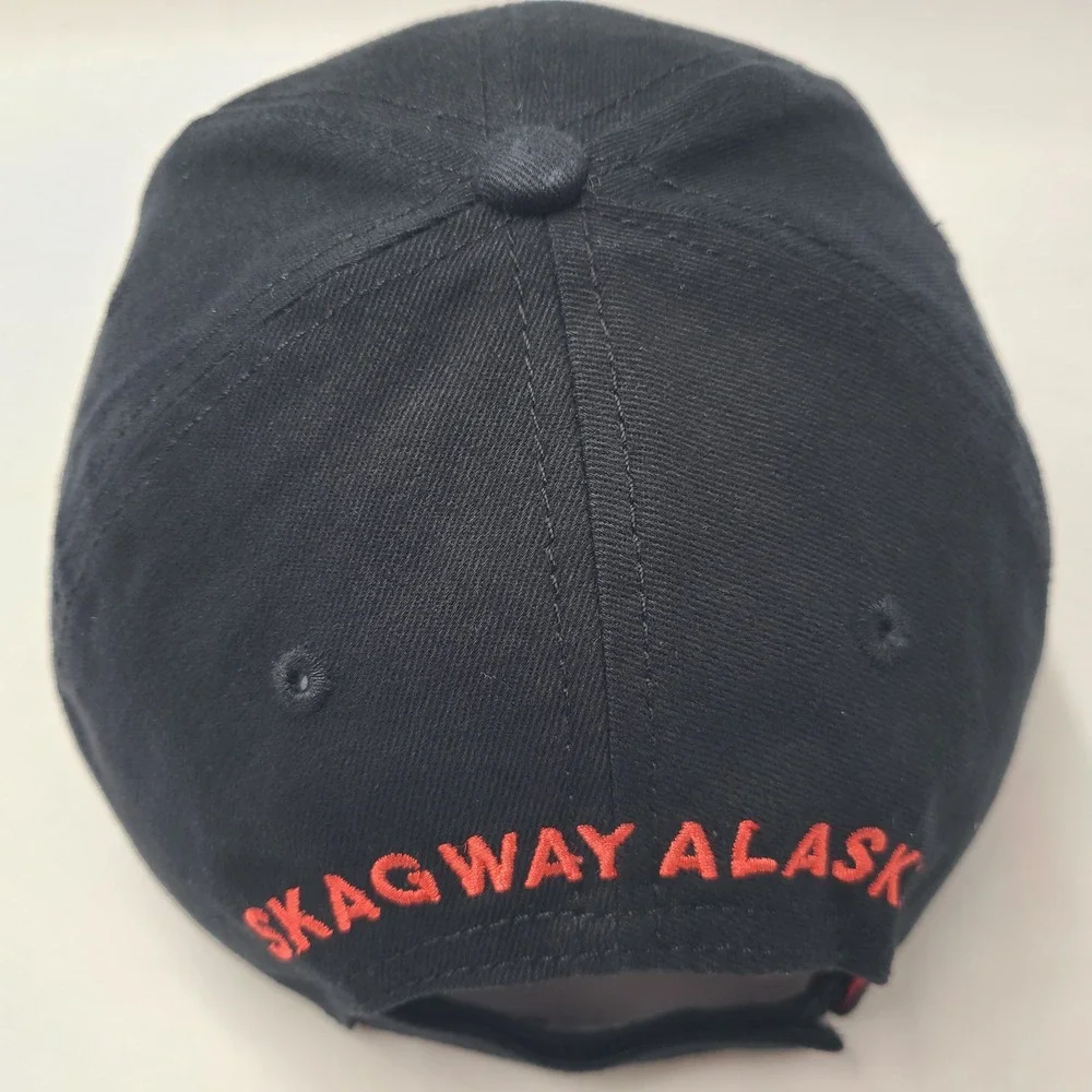 White Pass & Yukon Route‎ Railway Hat Adjustable Black Train Skagway Alaska 2011